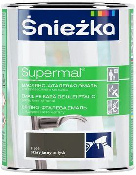 Суперемаль Снєжка (Sniezka) сіра ясна, 0,8 л 000-10306224-3381 фото
