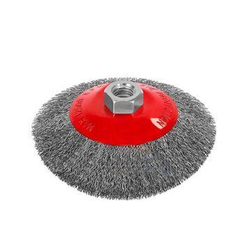 Щітка конусна Werk гофрований дріт, М14, 125 мм 000-10711022-373 фото