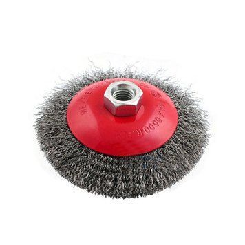 Щітка конусна Werk гофрований дріт, М14, 100 мм 000-10711020-374 фото