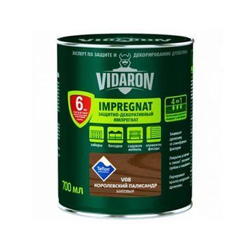 Імпрегнат Відарон (Vidaron), королівський палісандр V08, 0.7 л 000-10312013-3583 фото