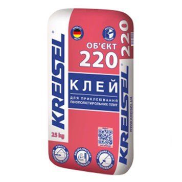 Клей для приклеювання та армування ППС плит Крайзель (Kreisel) 220 , 25кг 000-10602002-4084 фото