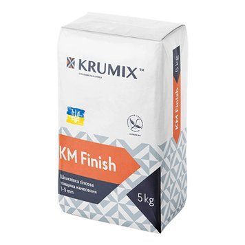 Шпаклівка гіпсова Крумікс (Krumix) КМ Finish, 5кг 000-98870313-6937 фото