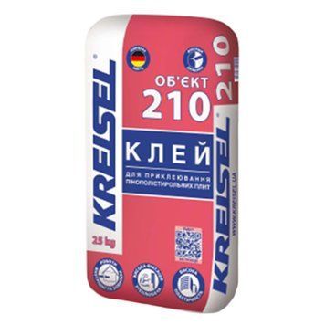 Клей для приклеювання ППС плит Крайзель (Kreisel) 210 Об'єкт, 25кг 000-10602001-4086 фото