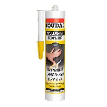 Бітумний герметик Соудал (Soudal), 300мл 000-11502074-7403 фото