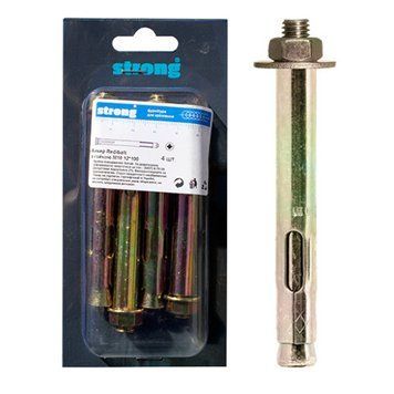 Анкер розпірний Redibolt з гайкою Strong М10, 12х100 мм, 4 шт 000-2148976-9004 фото