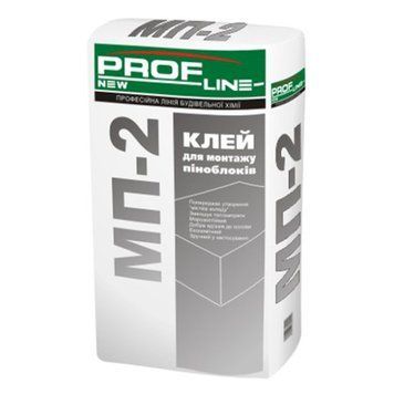 Суміш клейова для кладки газобетону Профлайн (Profline) МП-2, 25кг 000-98875846-4039 фото