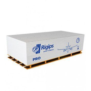 Гіпсокартон стіновий Рігіпс (Rigips) PRO typ A, 12.5*1200*2500мм 000-98865887-6390 фото