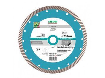 Алмазний відрізний круг DISTAR, Turbo Expert, 230x2,6x22,23 мм 000-102090635-4922 фото