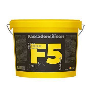 Фасадна силіконова фарба Шток (Shtock) Fassadensilicon F5 біла, 14 кг 000-10611311-3622 фото
