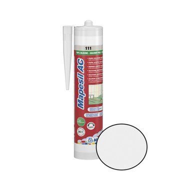 Герметик силіконовий для стиків та примикань Мапеі (Mapei) Mapesil AC 110, сріблясто-сірий, 310мл 000-98871617-7387 фото