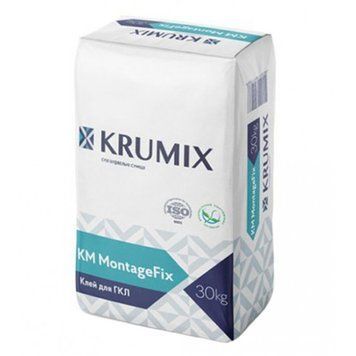 Клей для гіпсокартону Крумікс (Krumix) КМ MontageFix, 30кг 000-98867016-4022 фото