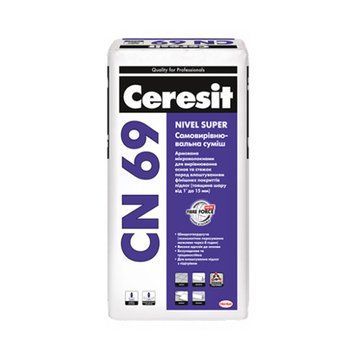 Самовирівнювальна суміш Церезіт ( Ceresit) CN69, 2-40мм, 25кг 000-10106002-6291 фото
