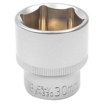 Головка Berg шестигранна Cr-V, 1/2", 30 мм 000-2145386-180 фото