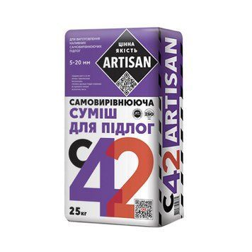 Самовирівнювальна суміш Артісан (Artisan) С42, 5-20мм, 25кг 000-10804002-6293 фото