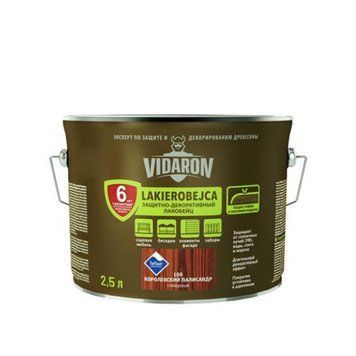 Лакобейц Відарон (Vidaron), палісандр королівський L08, 2.5 л 000-10311016-3745 фото