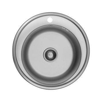 Мийка кухонна врізна Кронер (Kroner) KRP Satin-510, 0.8мм 000-98871782-10374 фото