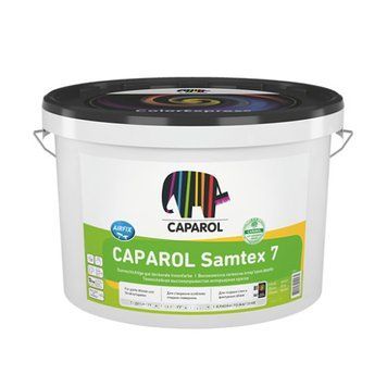 Інтер'єрна акрилова фарба шовковисто-матова Капарол (Caparol) Samtex 7, прозорий, 2,35л/2,99кг 000-98878278-3997 фото