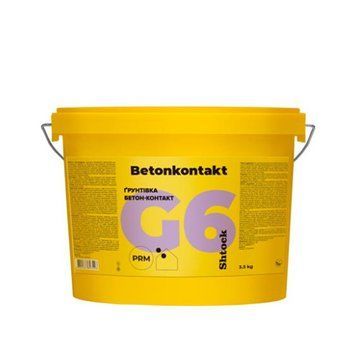 Грунтівка бетонконтакт Шток (Shtock) G6, 3.5кг 000-10610509-6249 фото