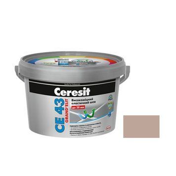 Шов кольоровий еластичний високоміцний Церезіт (Ceresit) СЕ43, багама, 2кг 000-10109069-6851 фото