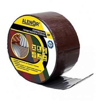 Стрічка покрівельна герметизуюча Аленор (Alenor), коричневий, 7.5см*3м 000-98867500-1725 фото