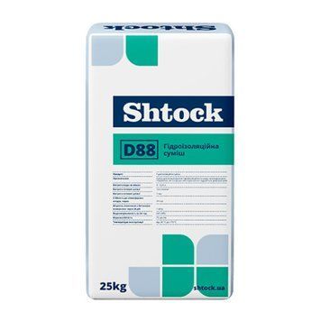 Гідроізоляційна суміш Шток (Shtock) D88, 25кг 000-10611502-7488 фото