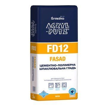 Шпаклювальна гладь Снєжка (Sniezka) Acryl-Putz FD12 Fasad, 5кг 000-10303025-6925 фото