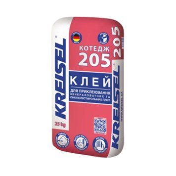 Суміш для приклеювання МВ та ППС плит Крайзель (Kreisel) 205, 25кг 000-10602008-4050 фото