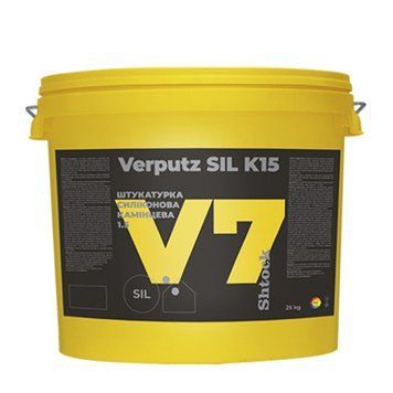 Штукатурка силіконова камінцева Шток (Shtock) Verputz SIL K15 (V7), зерно 1.5мм, база А, 25кг 000-10610614-6753 фото