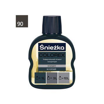Фарбник Снєжка (Sniezka) Colorex №90 (чорний) 100 мл 000-10304028-3651 фото