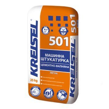 Штукатурка цементно-вапняна машинна Крайзель (Kreisel) 501, 25кг 000-10607010-6903 фото