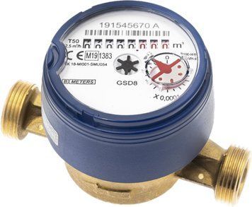 Лічильник води B Meters GSD8-I R100, 1/2" ХВ 0&deg;С-50&deg;С, 110 мм, Qn=2,5 м&sup3;/г 000-94207504-10380 фото