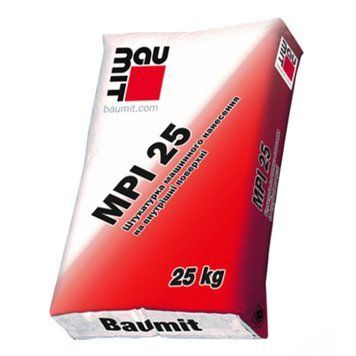 Штукатурка цементно-вапняна машинна Бауміт (Baumit) MPI25, 25кг 000-10620401-6904 фото