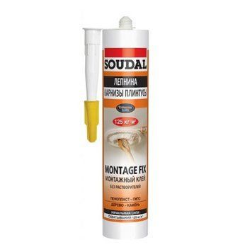 Клей монтажний Соудал (Soudal) Montage Fix, 300 мл 000-20305880-7307 фото