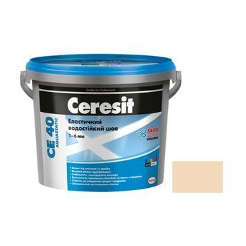 Шов кольоровий еластичний водостійкий Церезіт (Ceresit) СЕ40, №41, натура, 2кг 000-10109014-6154 фото