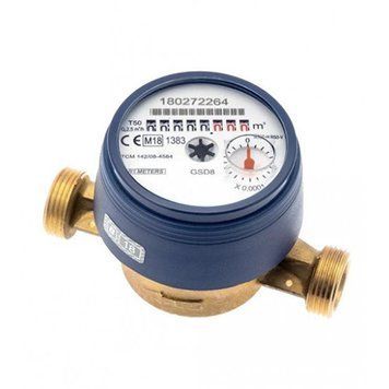 Лічильник води B Meters GSD8-I R100, 1/2" ГВ 30&deg;С-90&deg;С, 110 мм, Qn=2,5 м&sup3;/г 000-98860759-10381 фото