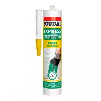 Акриловий герметик Соудал (Soudal) EXPRESS білий, 300мл 000-20305878-7419 фото