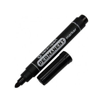 Маркер перманентний Centropen чорний, 2.5 мм 000-98865400-5605 фото