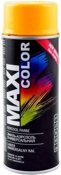 Емаль аерозольна термостійка Максі Колор (MAXI COLOR) золотисто-жовта, 400 мл 000-12402018-3857 фото