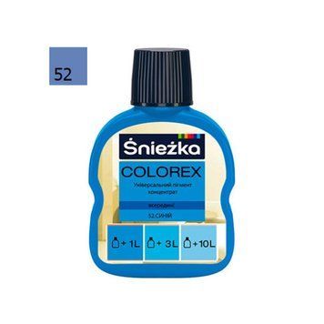 Фарбник Снєжка (Sniezka) Colorex №52 (синій) 100 мл 000-10304016-3659 фото