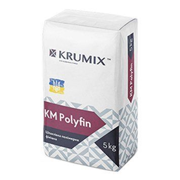 Шпаклівка полімерна Крумікс (Krumix) КМ Polyfin, 5кг 000-98870314-6811 фото