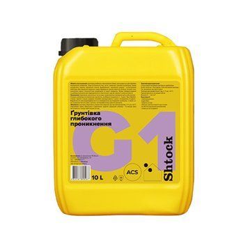 Грунтівка глибокопроникна Шток (Shtock) G1, 10л 000-10610501-6225 фото