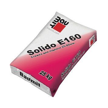 Стяжка цементна Бауміт (Baumit) Solido E160, 25кг 000-10620501-6862 фото