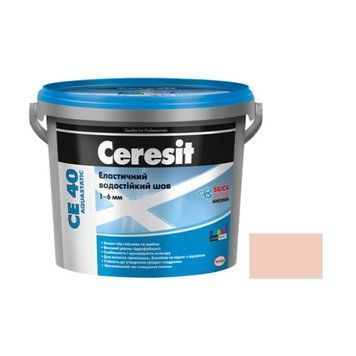 Шов кольоровий еластичний водостійкий Церезіт (Ceresit) СЕ40, №31, кремовий, 2кг 000-10109013-6162 фото