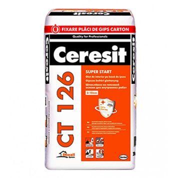 Шпаклівка гіпсова фінішна Церезіт (Ceresit) СТ126, 20кг 000-98870988-6813 фото