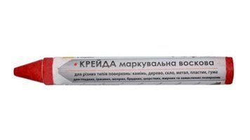 Крейда Virok маркувальна, воскова, червона, 13 мм, блістер 2 шт 000-94205905-5713 фото