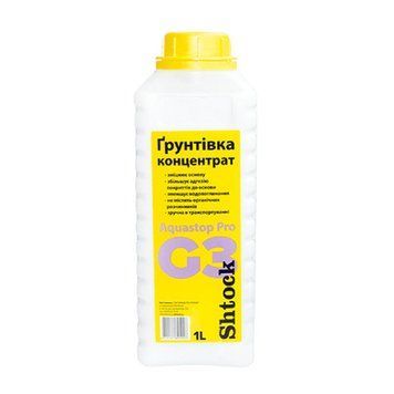 Грунтівка-концентрат Шток (Shtock) Aquastop Pro G3, 1л 000-10610507-6214 фото