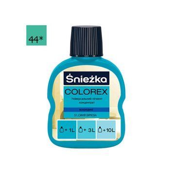 Фарбник Снєжка (Sniezka) Colorex №44 (бірюза синя) 100 мл 000-10304012-3663 фото