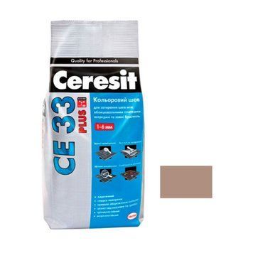 Шов кольоровий Церезіт (Ceresit) СЕ33 Plus, №138, кремовий, 2кг 000-10108072-6965 фото