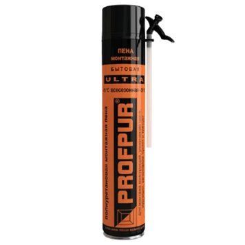 Піна монтажна Белінеко Profpur Ultra побутова, літо, 870 мл 000-94207852-7116 фото