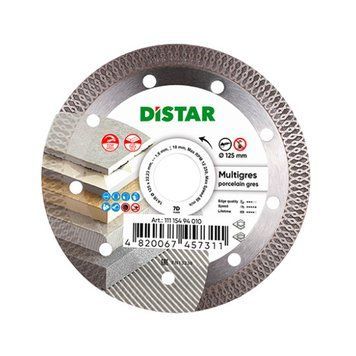 Алмазний відрізний круг DISTAR, Multigres 1A1R , 125x1.4/1.0x22.23 мм 000-94205445-4114 фото